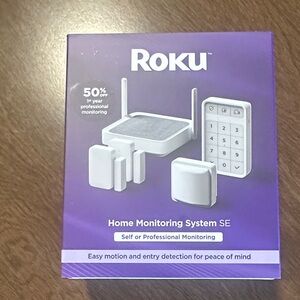 Roku Home Monitoring System SE - Purple and White